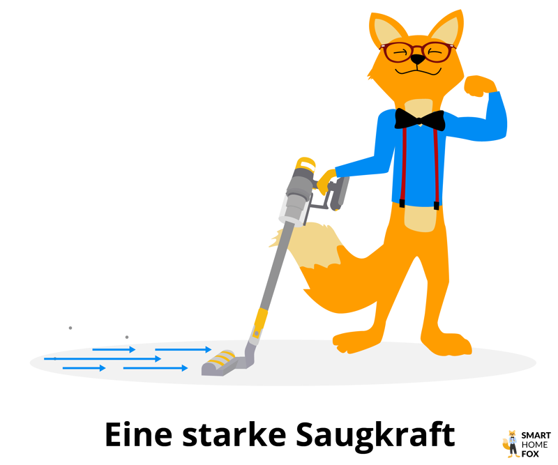 Ein Fuchs mit starkem Sauger